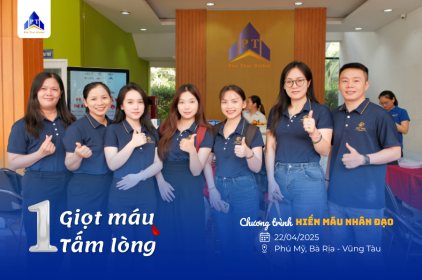 Chương Trình Hiến Máu Nhân Đạo “MỘT GIỌT MÁU – MỘT TẤM LÒNG”